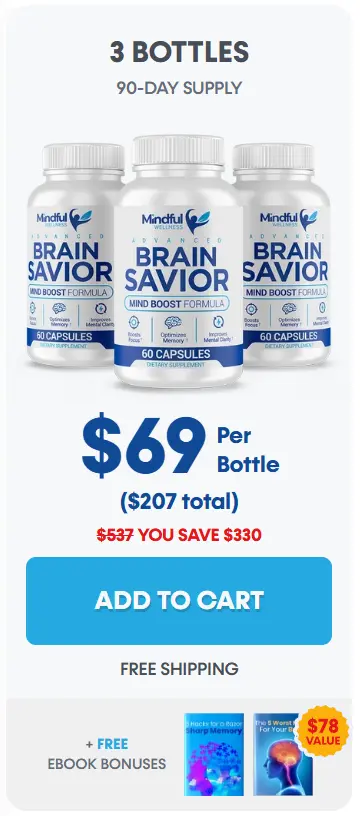 Brain Savior 3 Bottle Price